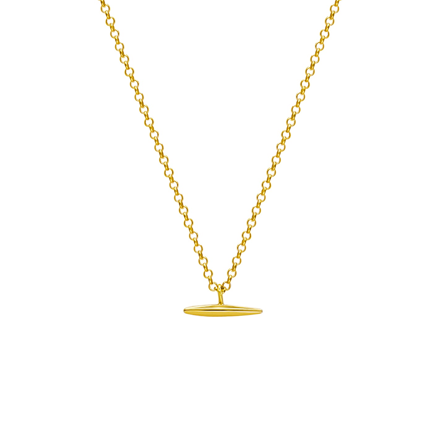 The Bar Necklace Gold
