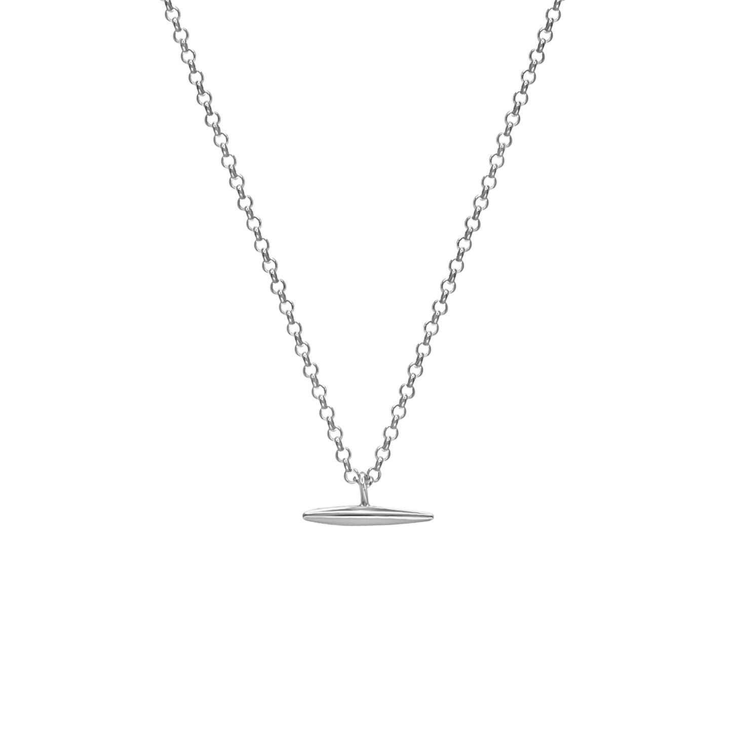 The Bar Necklace Silver