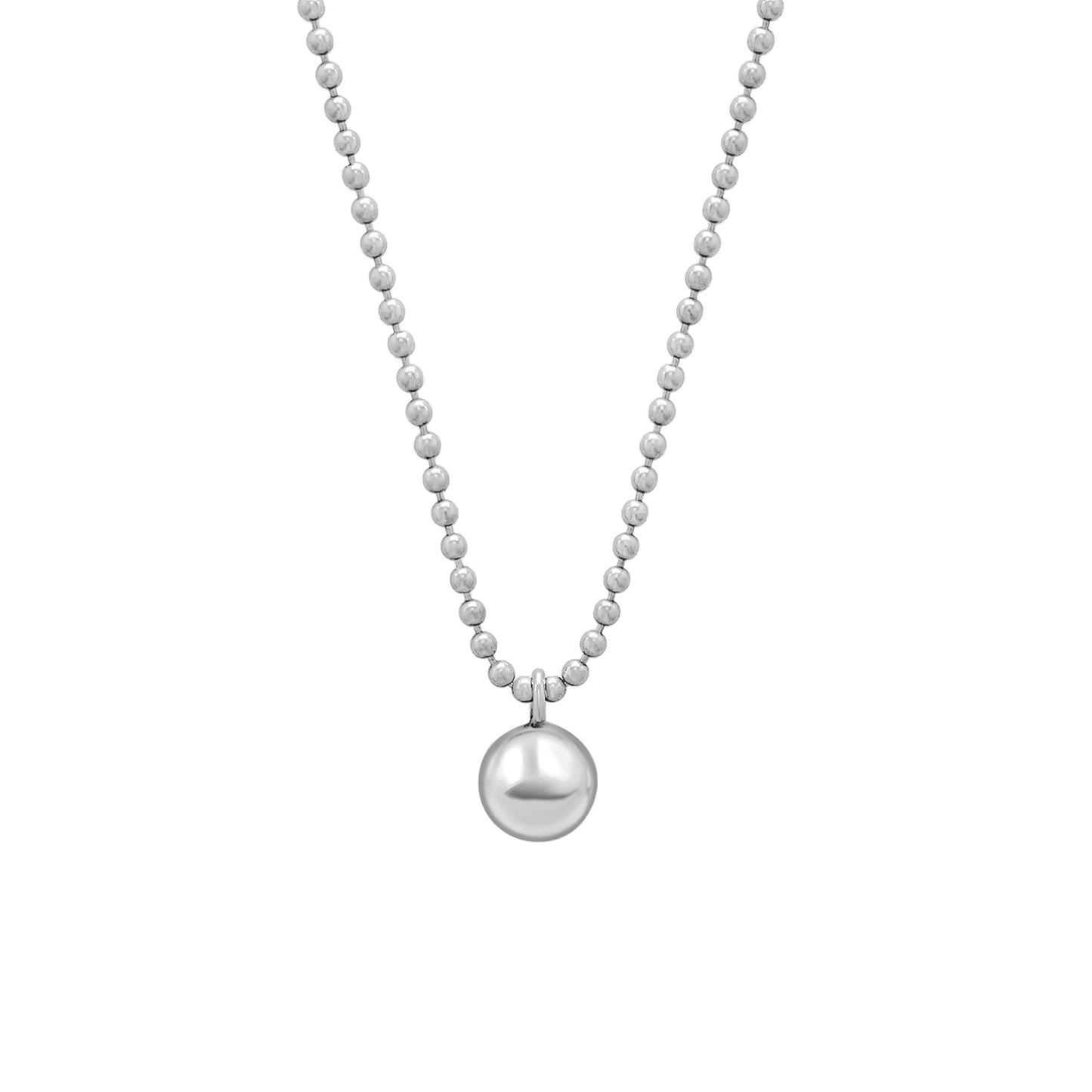 The Orb Necklace in Silver