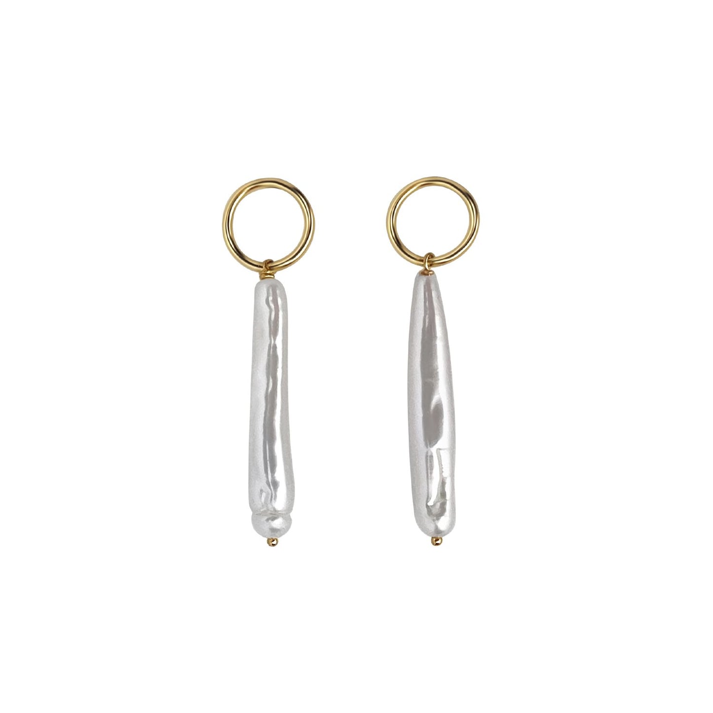 Statement freshwater pearl earrings