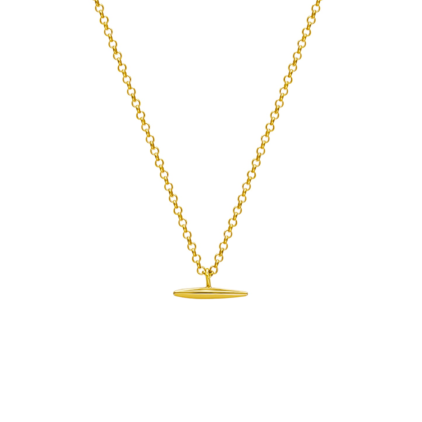 The Bar Necklace Gold