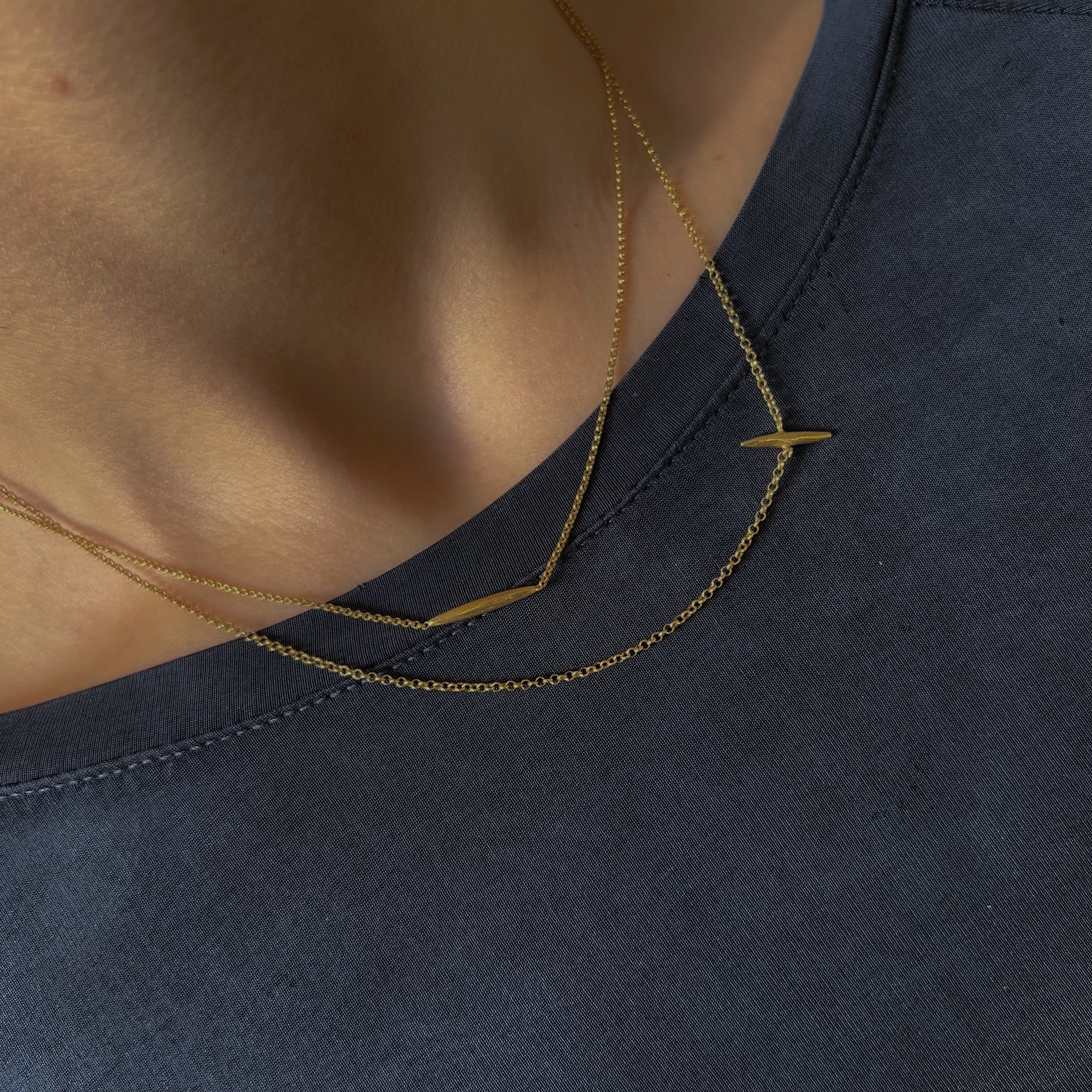 gold vermeil chain necklace