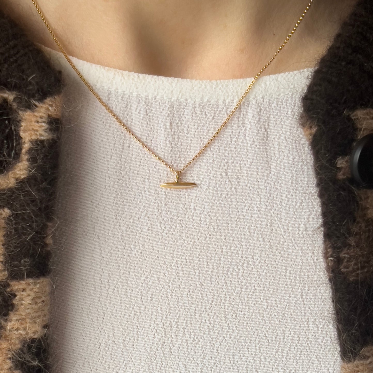 Gold Bar Necklace