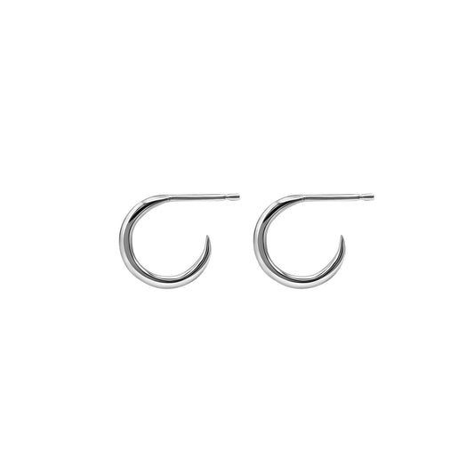 Sterling silver hoop earrings