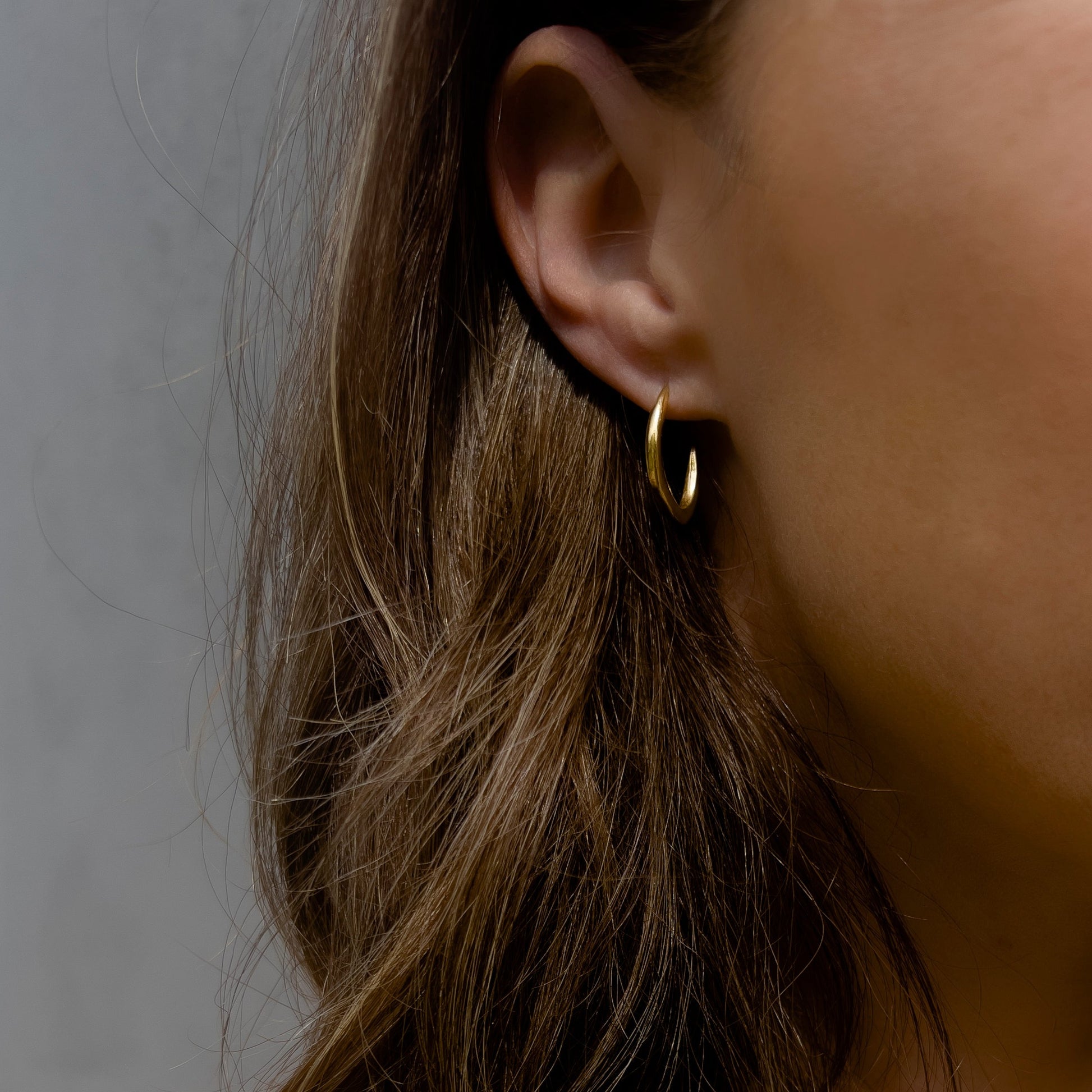 gold hoop earrings