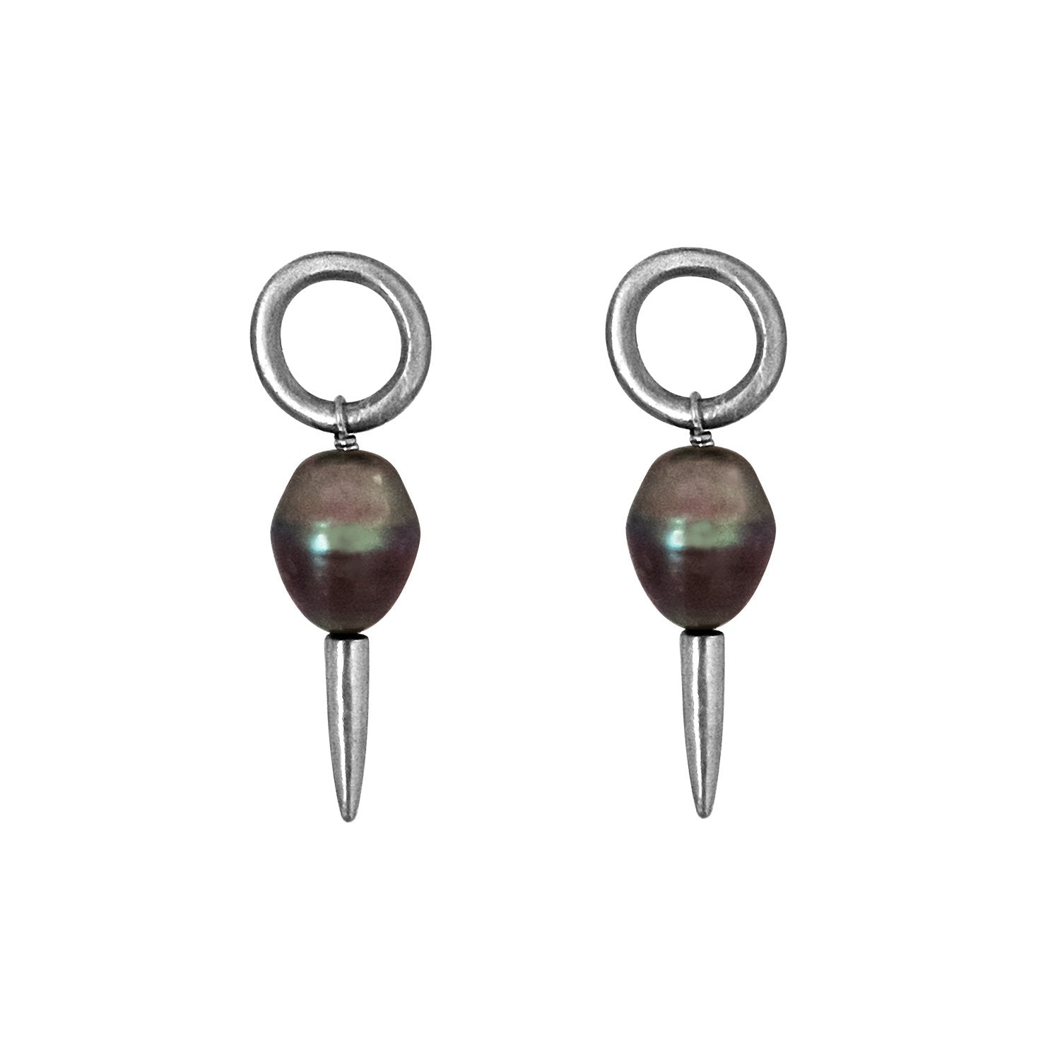 Perle Petrol Earring