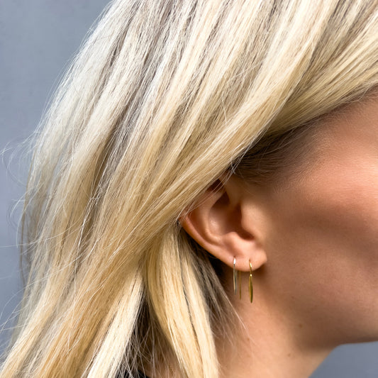 The Sleek Silver Earring