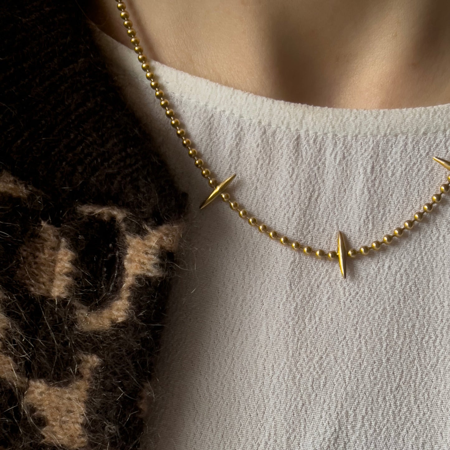 The Spike Trio Necklace