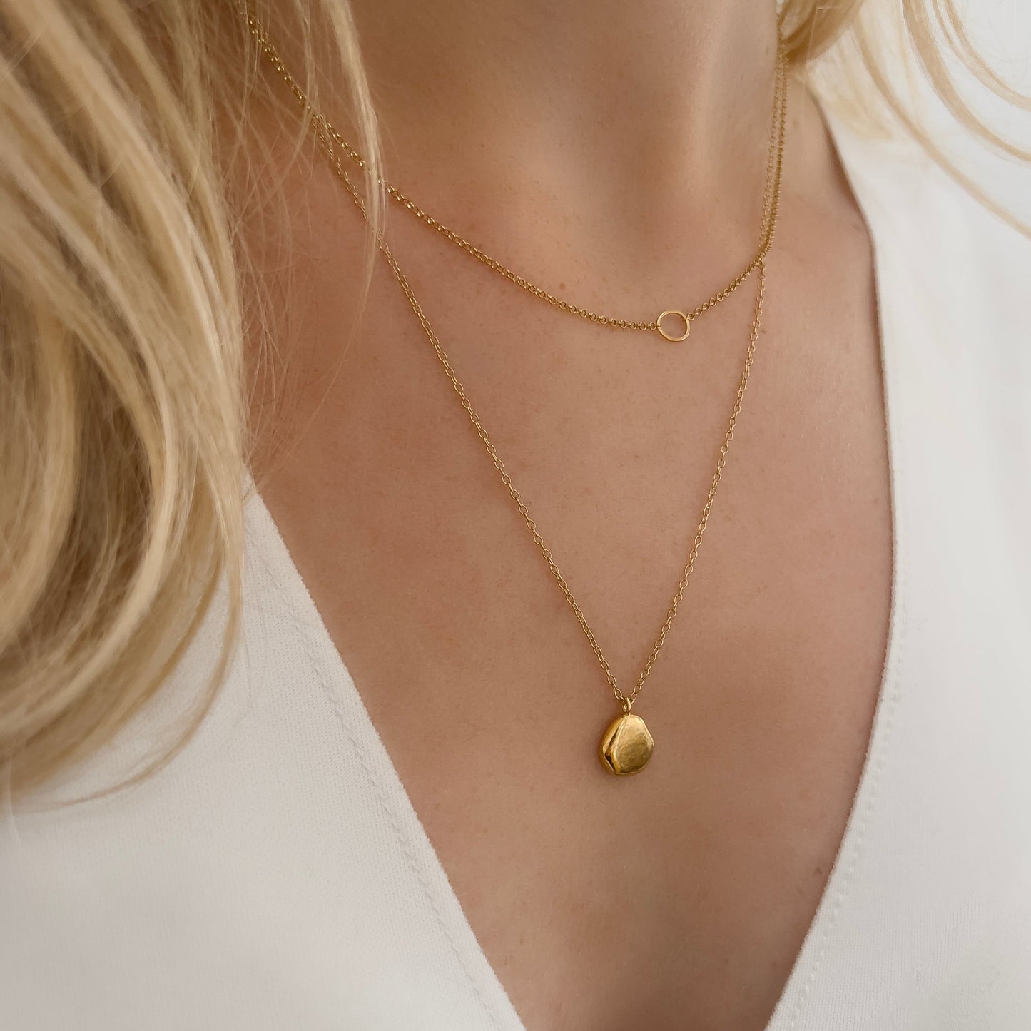 Gold Vermeil Pendant Necklace