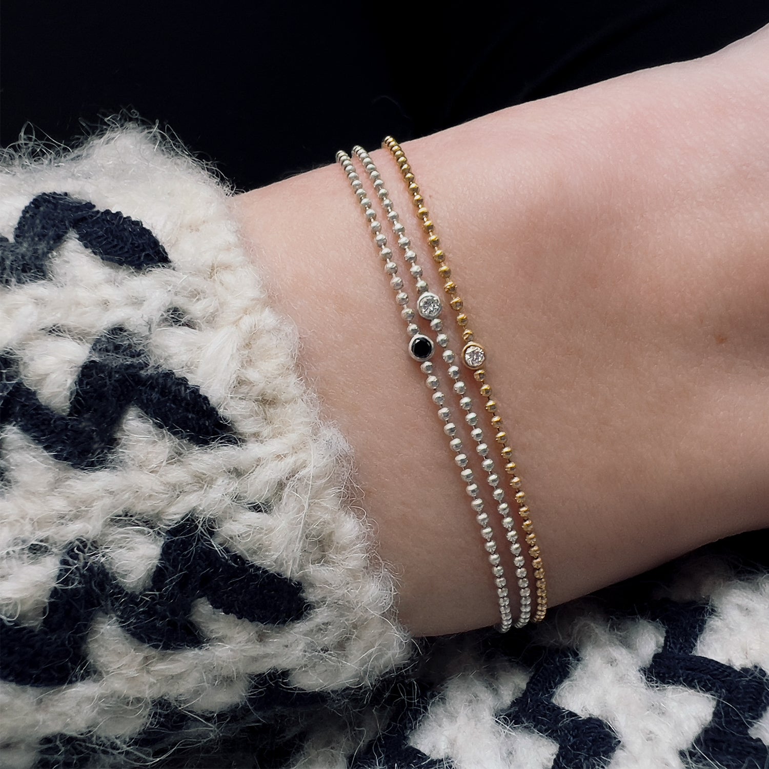 gold diamond bracelet