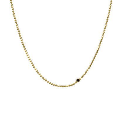 gold diamond necklace