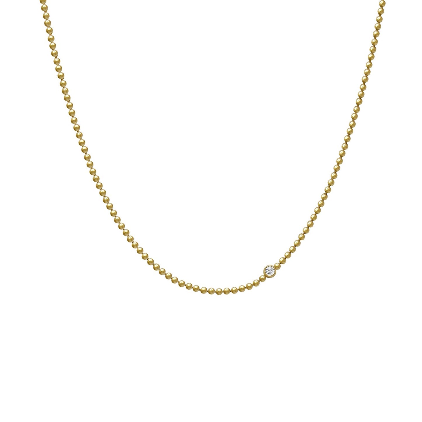 gold diamond necklace