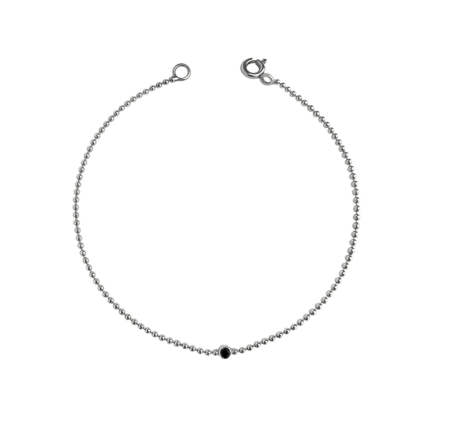 silver diamond bracelet